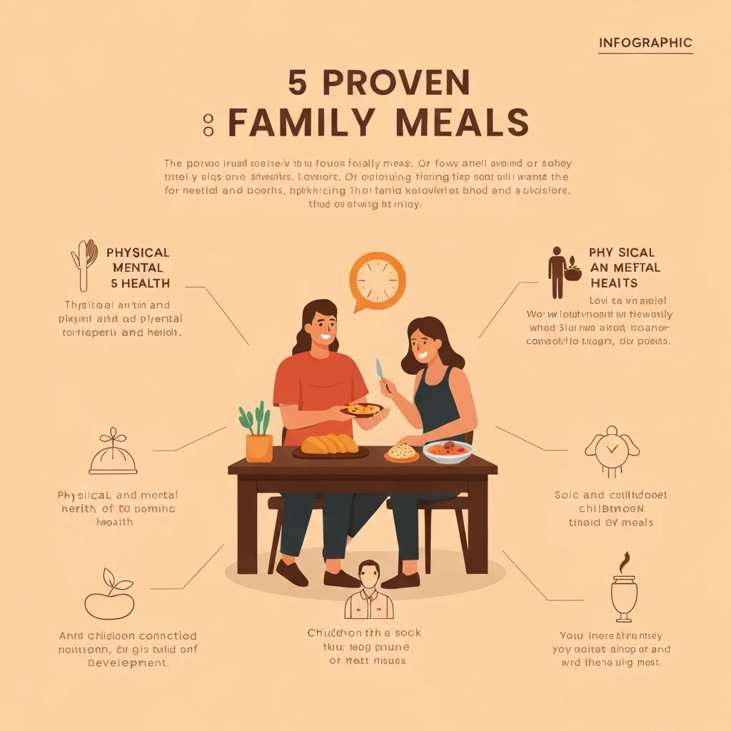 Cinq bienfaits prouvés des repas pris en famille