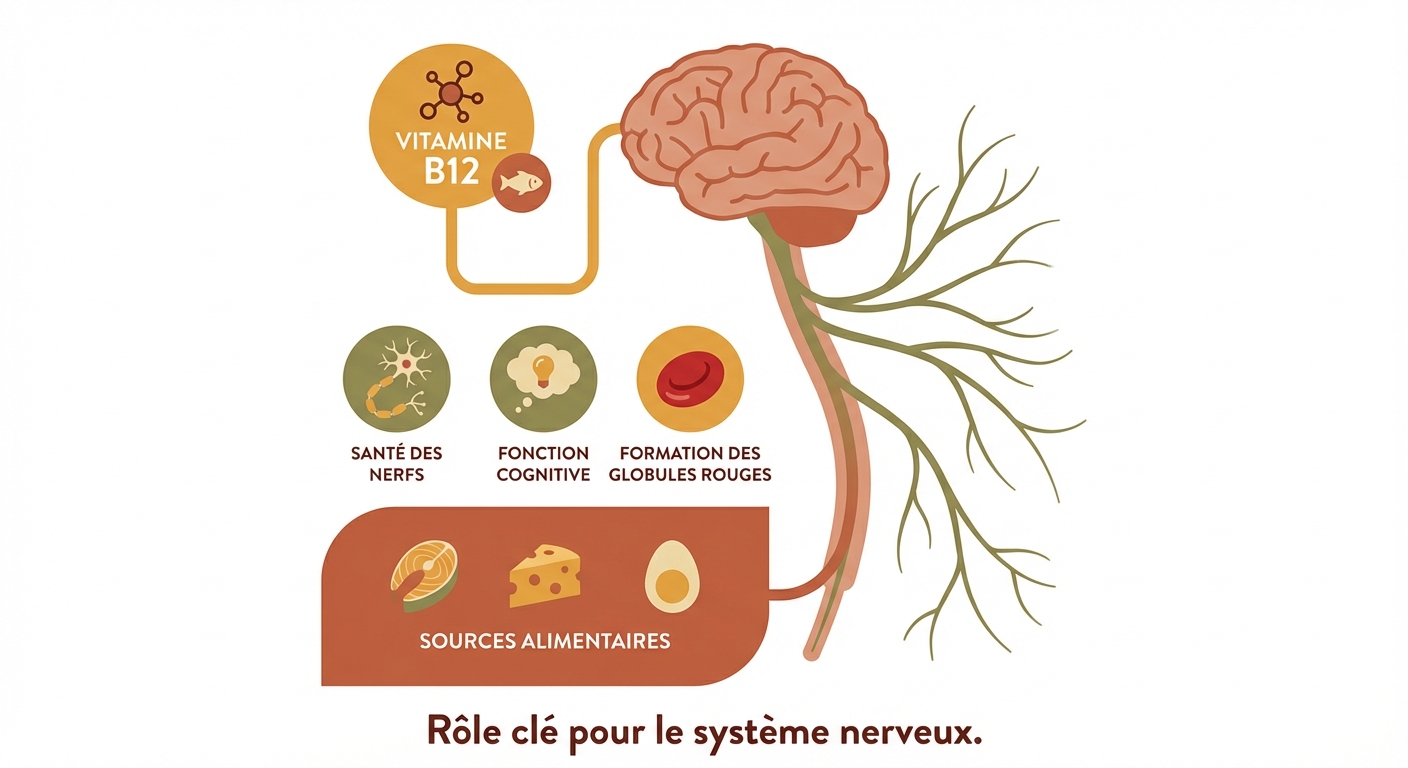 Importance de la vitamine B12 pour le système nerveux