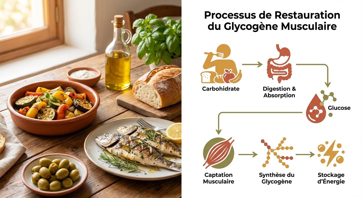 Processus de restauration glycogénique