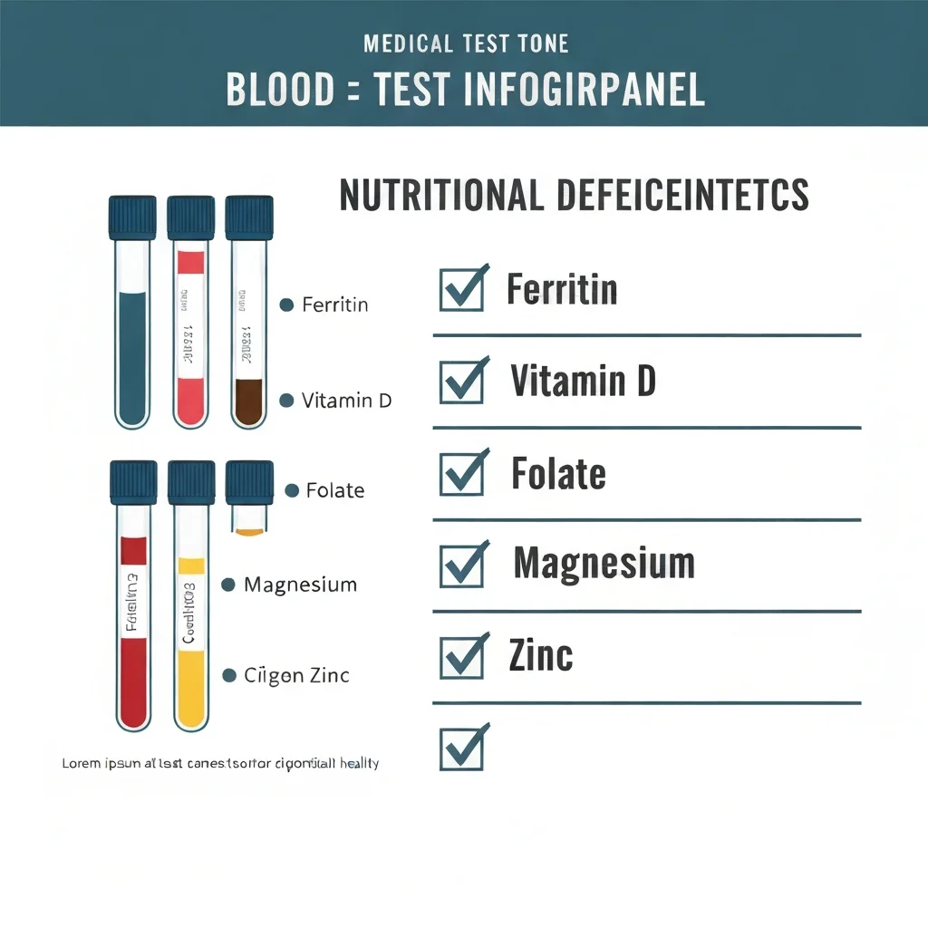Checklist des dosages sanguins à demander pour détecter les carences nutritionnelles