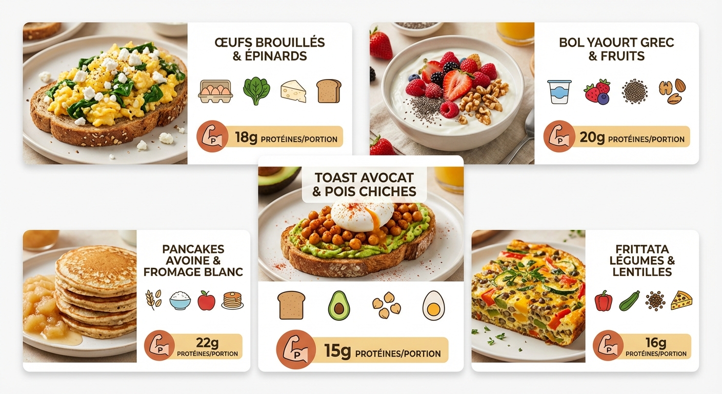 5 idées de petits-déjeuners flexitariens riches en protéines