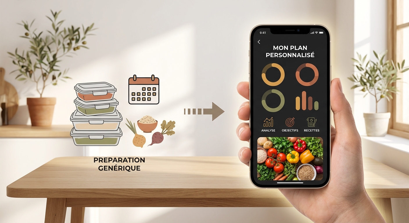 Du meal prep générique au coaching nutritionnel personnalisé
