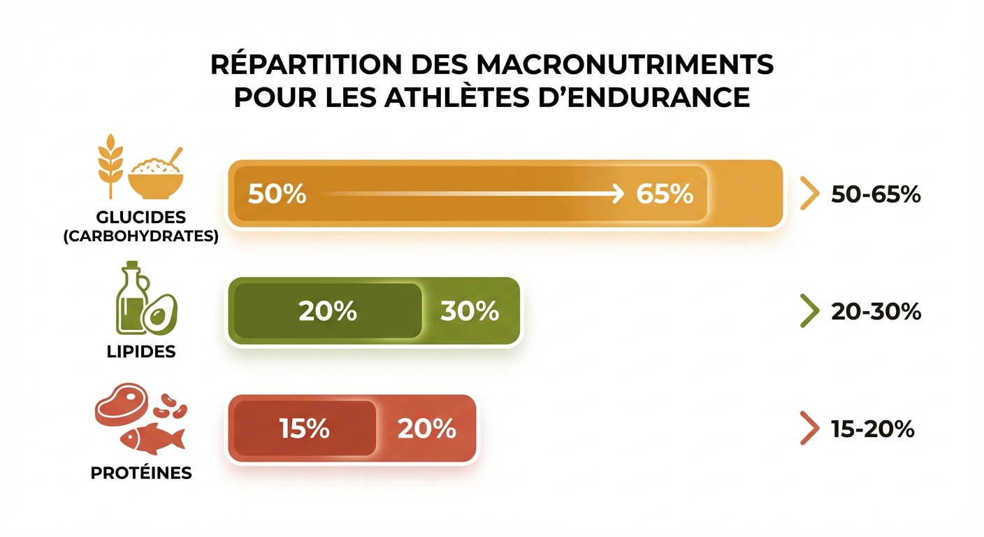 Répartition optimale des macronutriments pour le sportif d'endurance