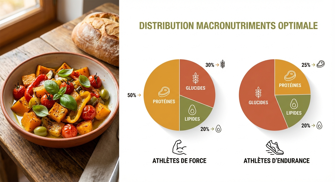 Répartition des macronutriments selon le profil sportif