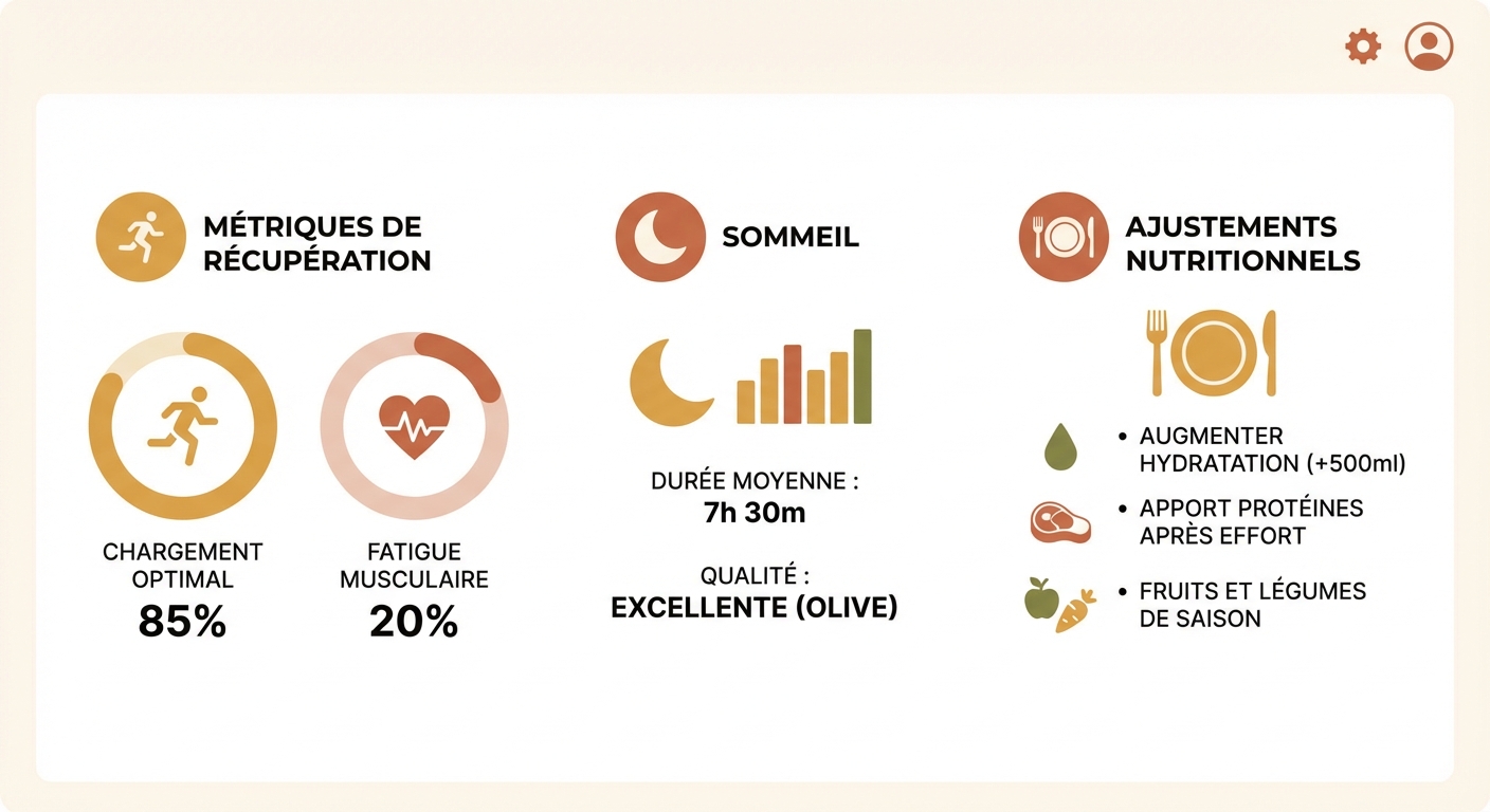Suivi des biomarqueurs et ajustements nutritionnels