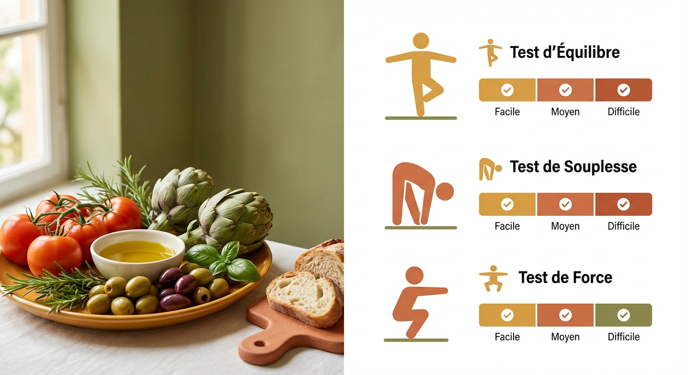 Guide illustré des trois tests physiques simples pour identifier votre profil athlétique