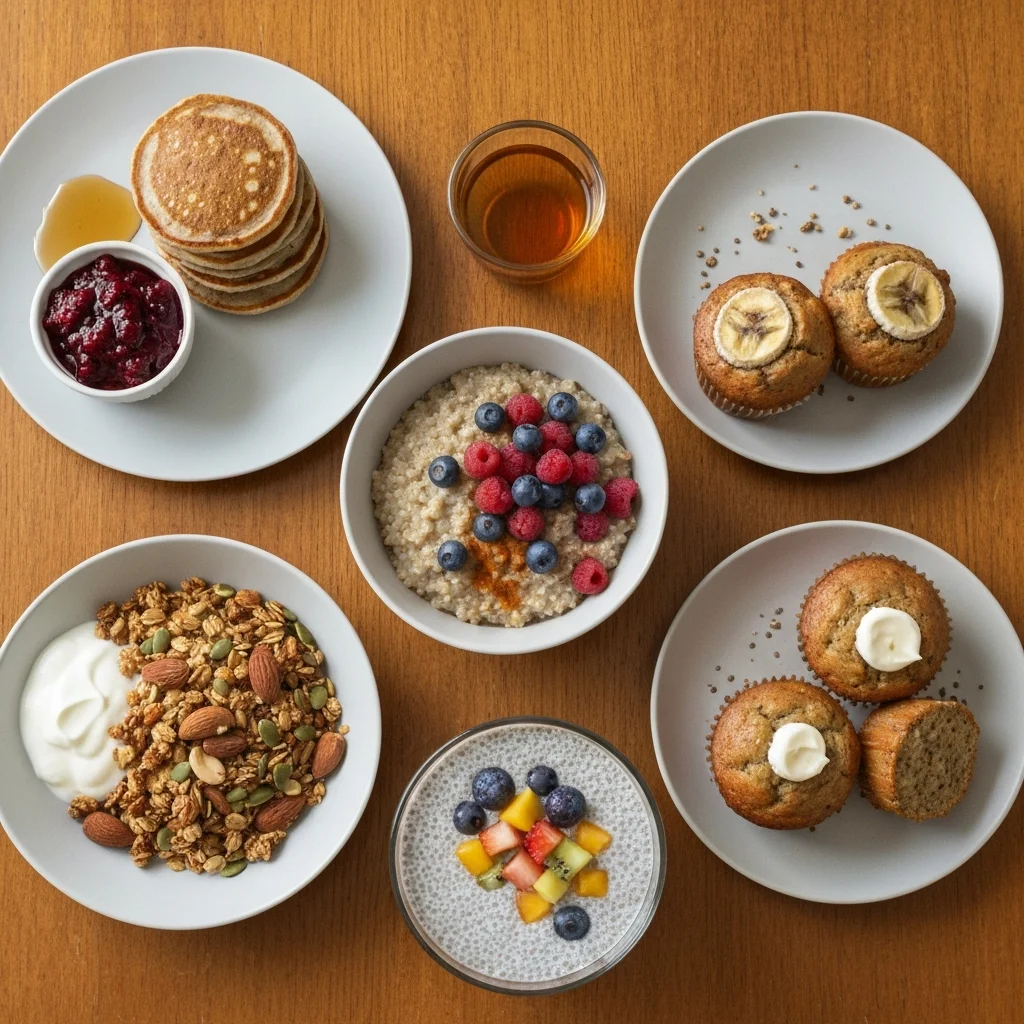 Cinq idées de petits-déjeuners sans gluten faits maison