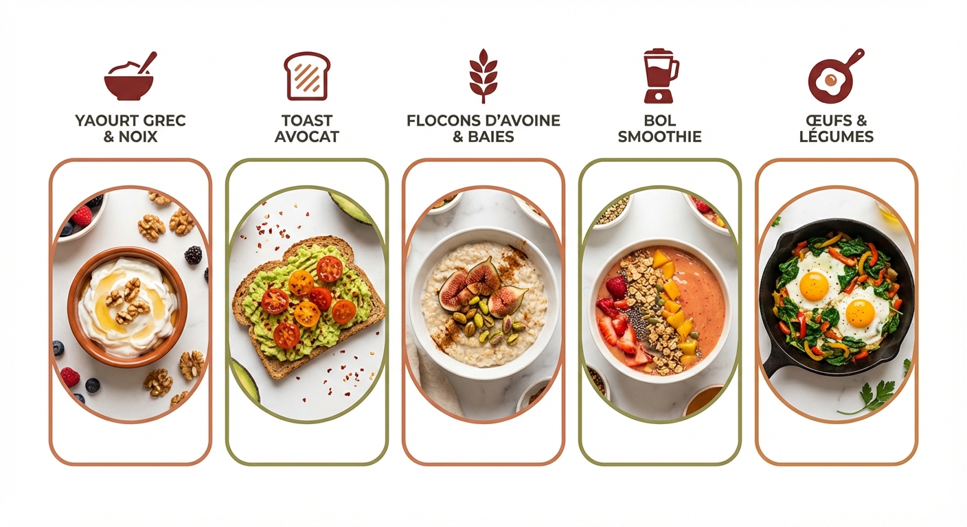 Cinq idées de petits-déjeuners rapides pour le régime méditerranéen