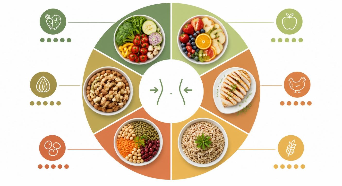 Familles d'aliments à privilégier pour maigrir en mangeant équilibré