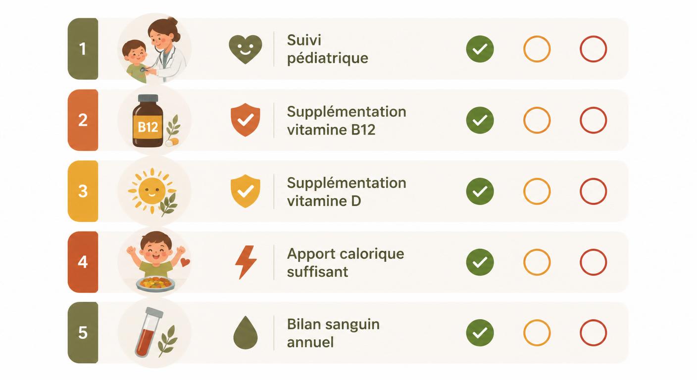 Points de vigilance pour l'alimentation vegan des enfants