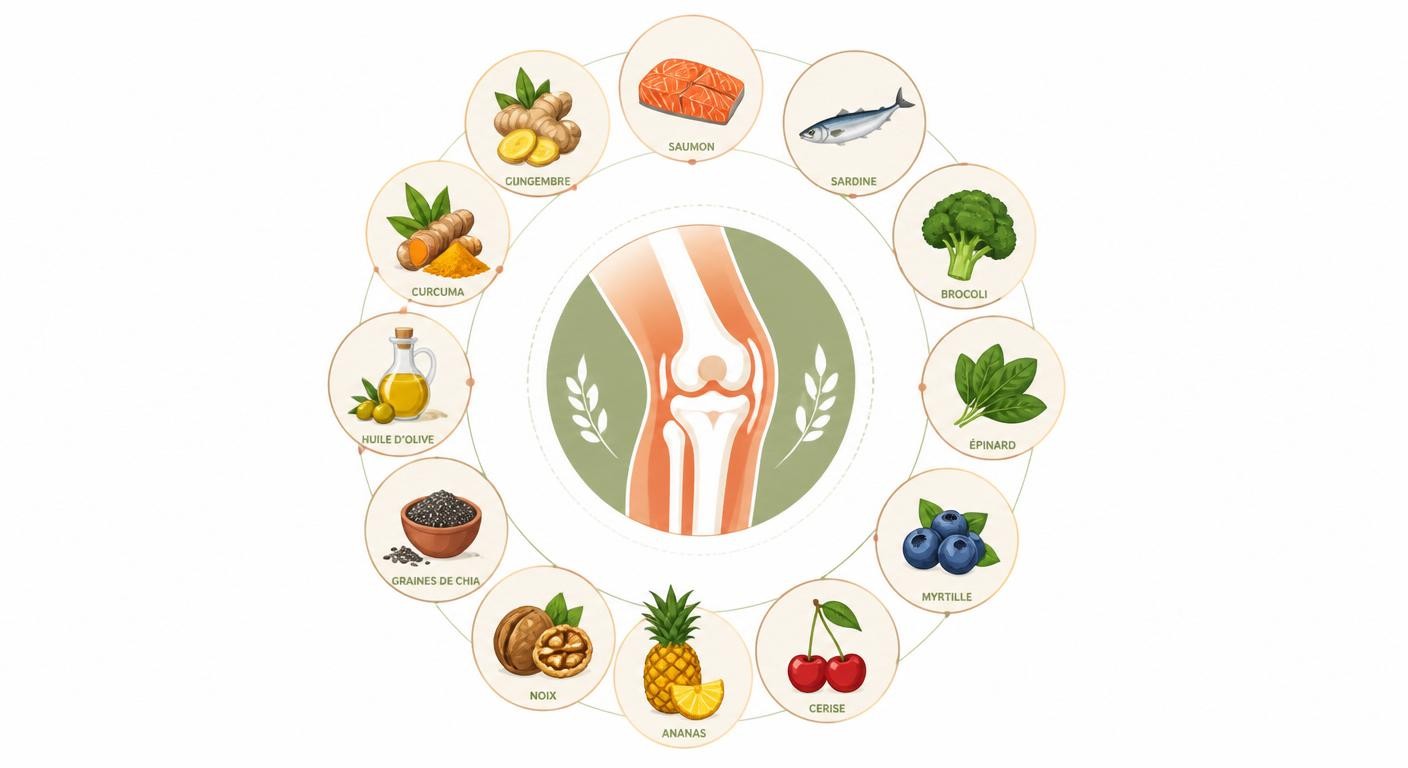 Visuel des 12 meilleurs aliments pour préserver les articulations