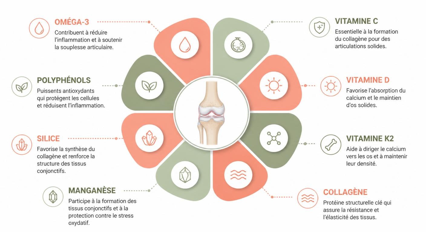 Cartographie des nutriments essentiels à la santé du cartilage