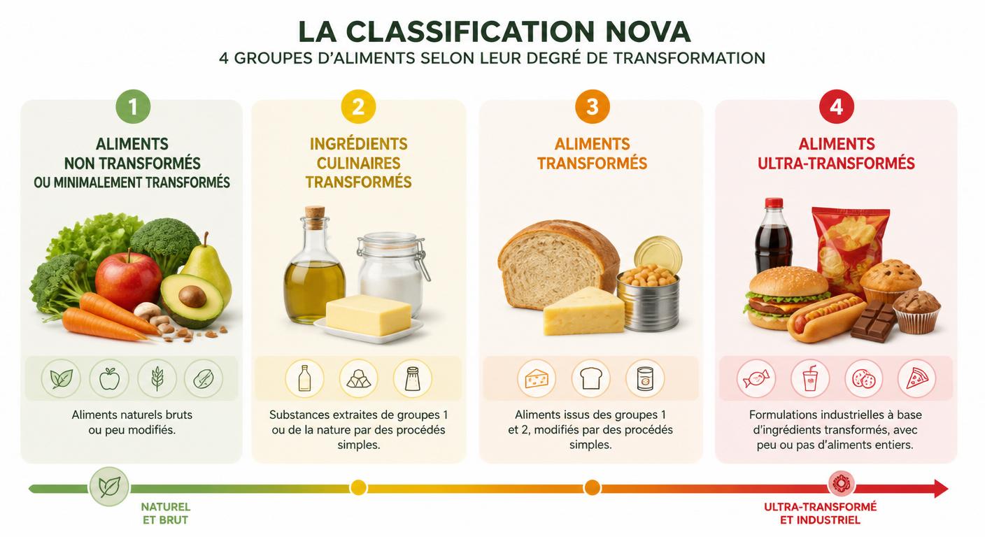Classification NOVA des aliments transformés