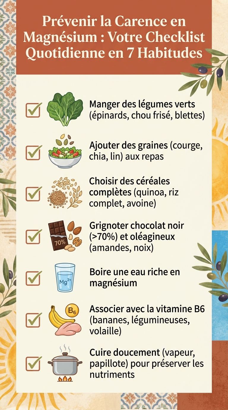 Les 7 réflexes quotidiens pour ne plus manquer de magnésium