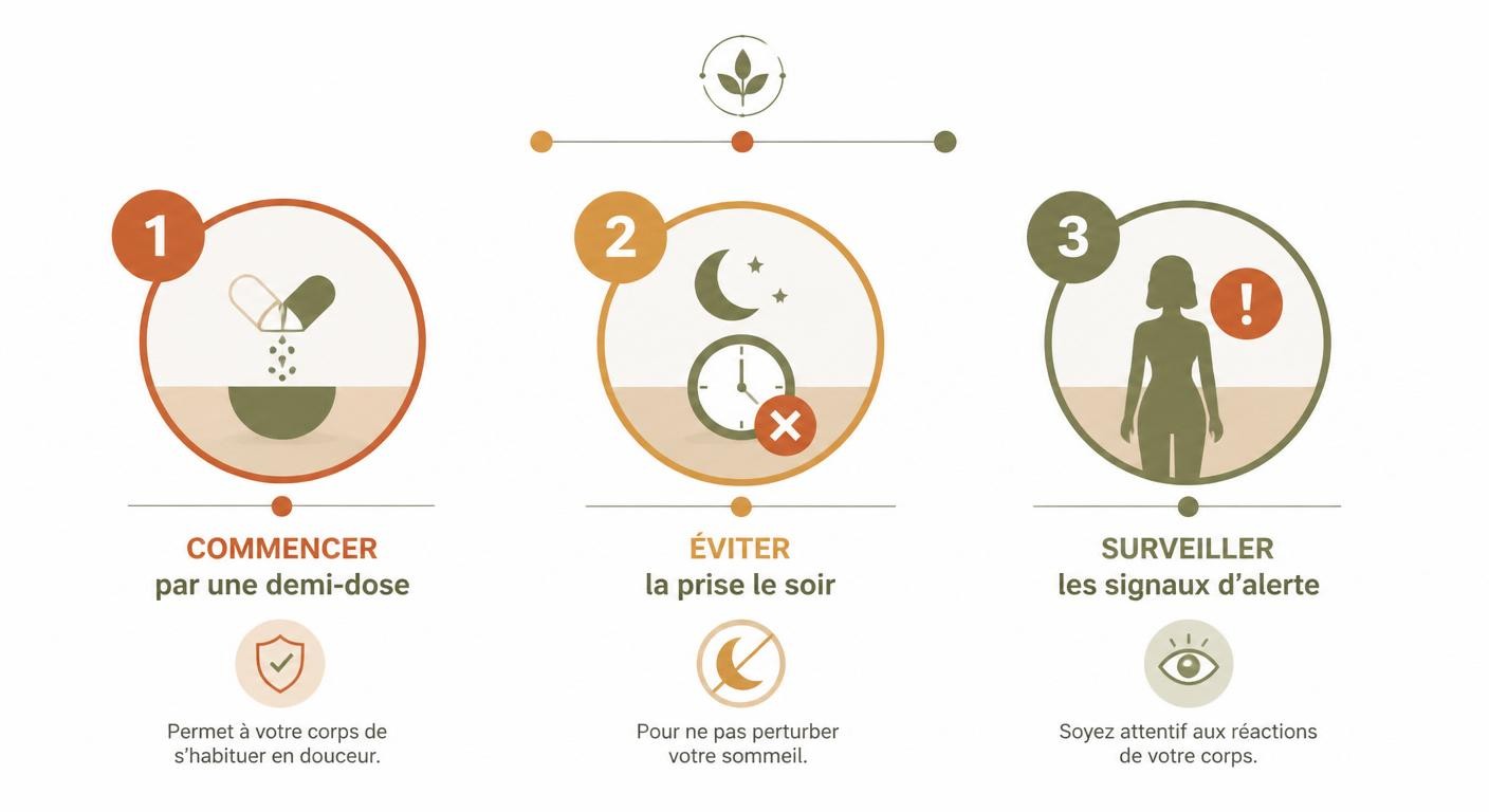 Infographie présentant un mini protocole en 3 étapes pour tester sa tolérance à un brûleur de graisse.