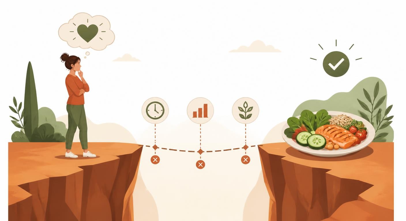 Le fossé entre intention et comportement alimentaire
