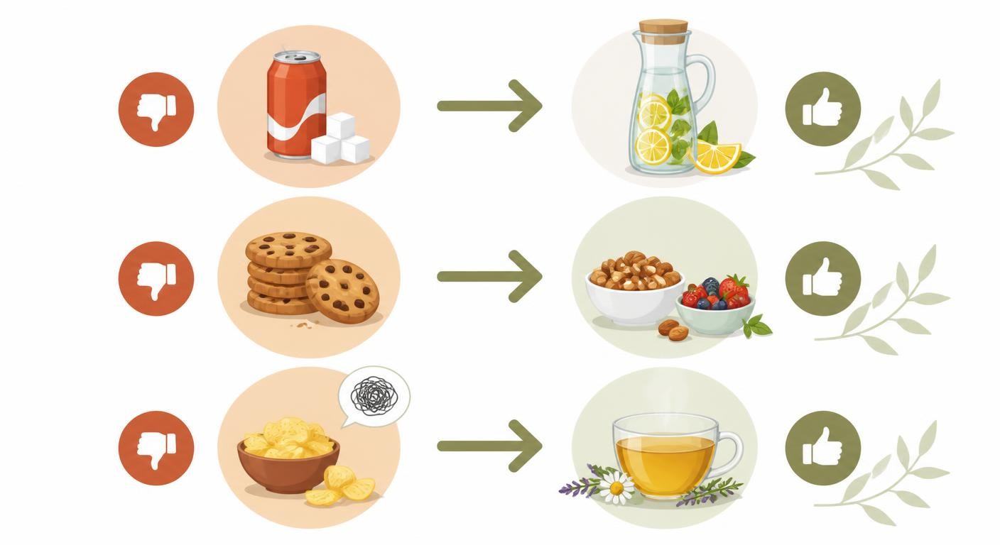 Exemples de substitutions alimentaires satisfaisantes