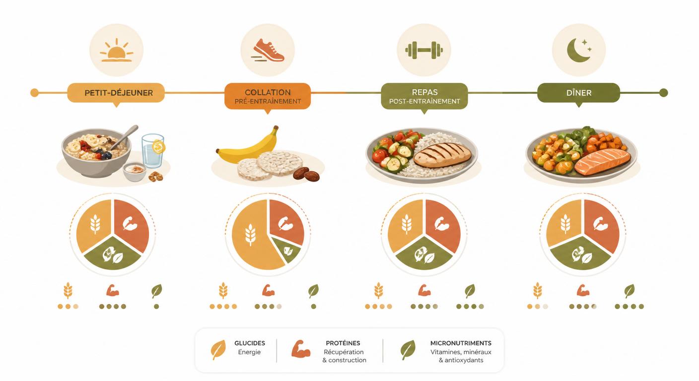 Chronologie nutritionnelle du sportif : placement optimal des nutriments dans la journée