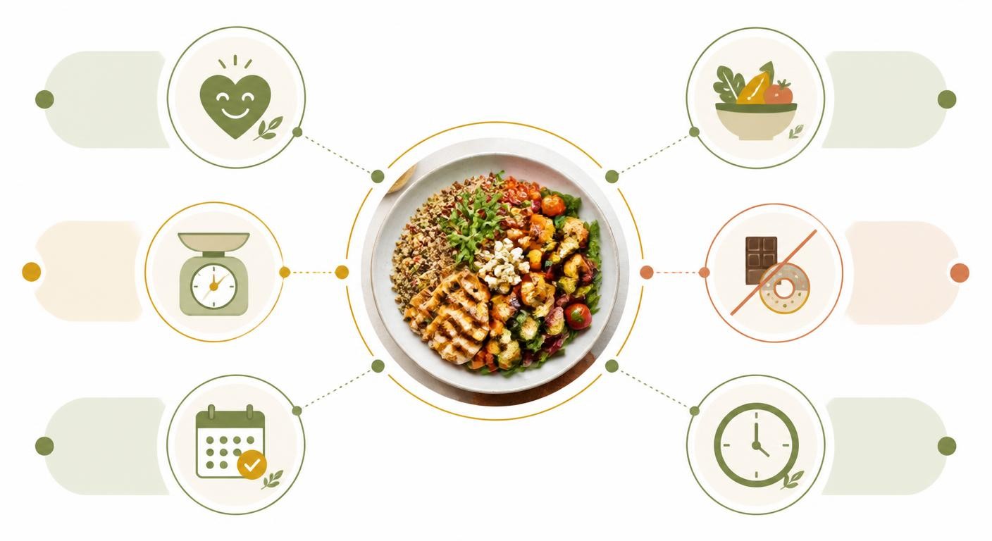 Les clés d'un déjeuner minceur durable dans un rééquilibrage alimentaire sans frustration ni effet yoyo