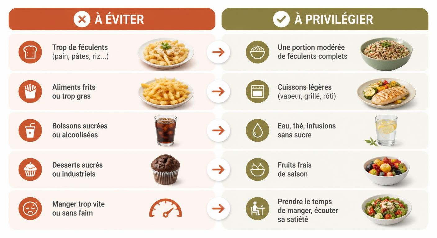 Erreurs fréquentes du déjeuner minceur et leurs corrections