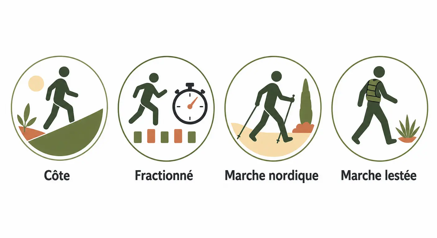 Quatre techniques de marche pour brûler plus de graisses