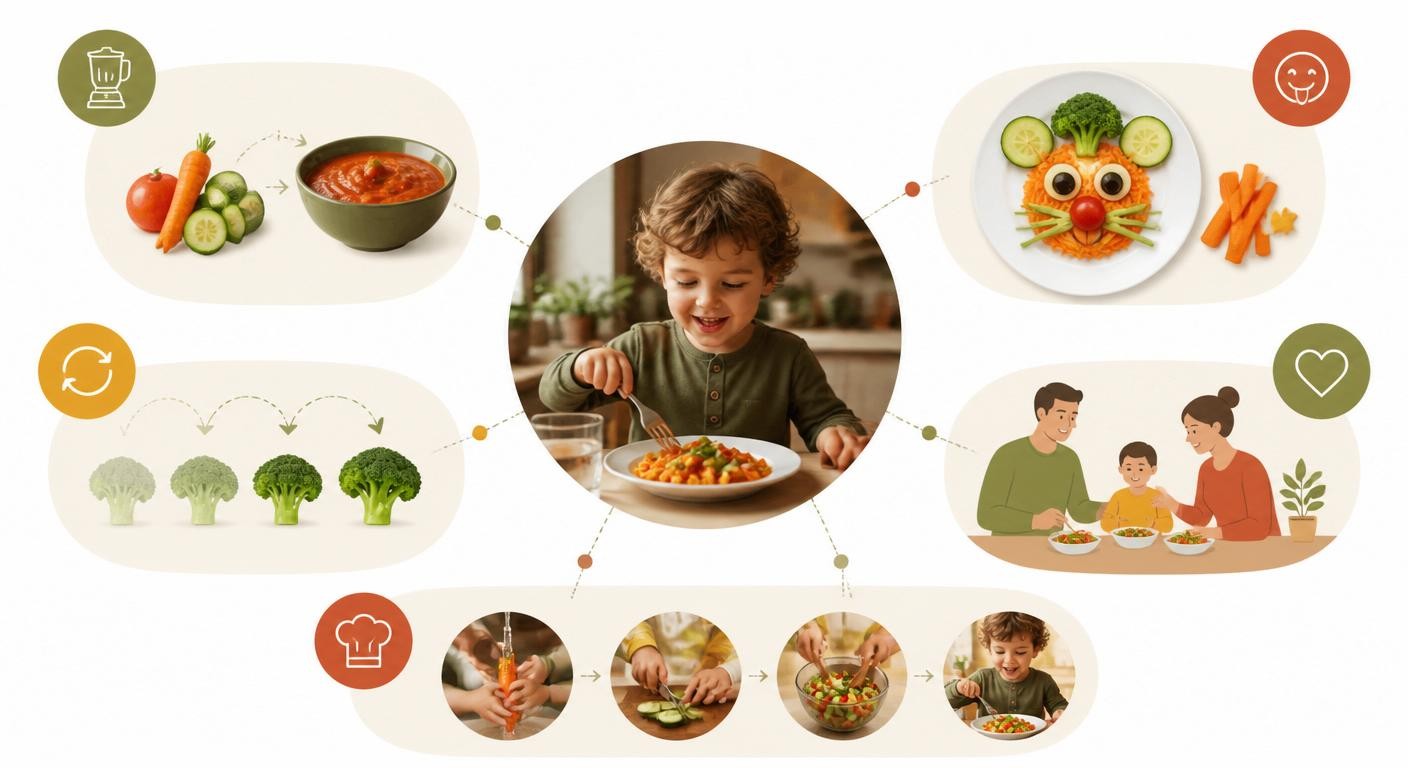 Stratégies pour un menu équilibré avec un enfant difficile
