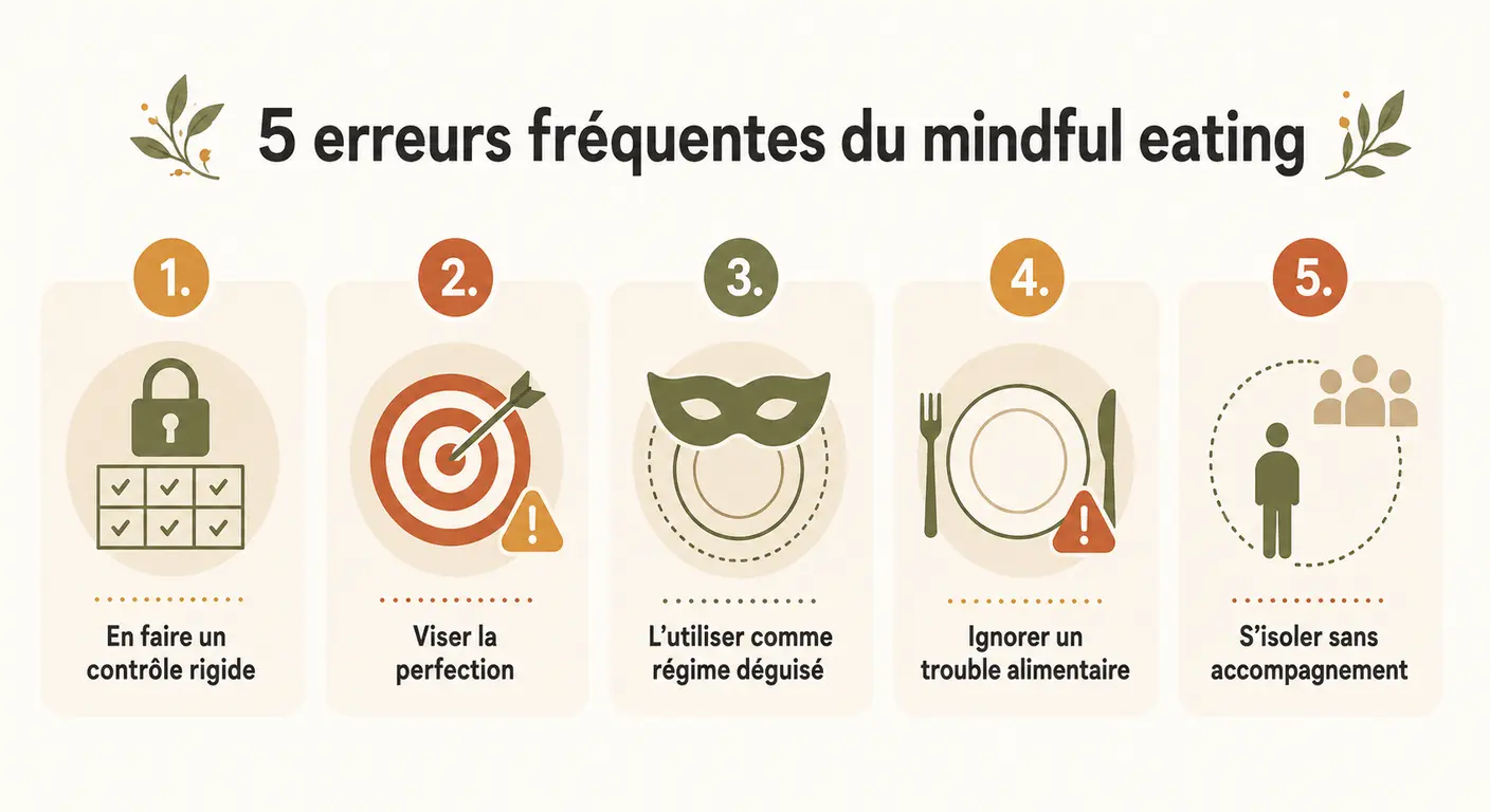 Les cinq erreurs à éviter en pratiquant le mindful eating