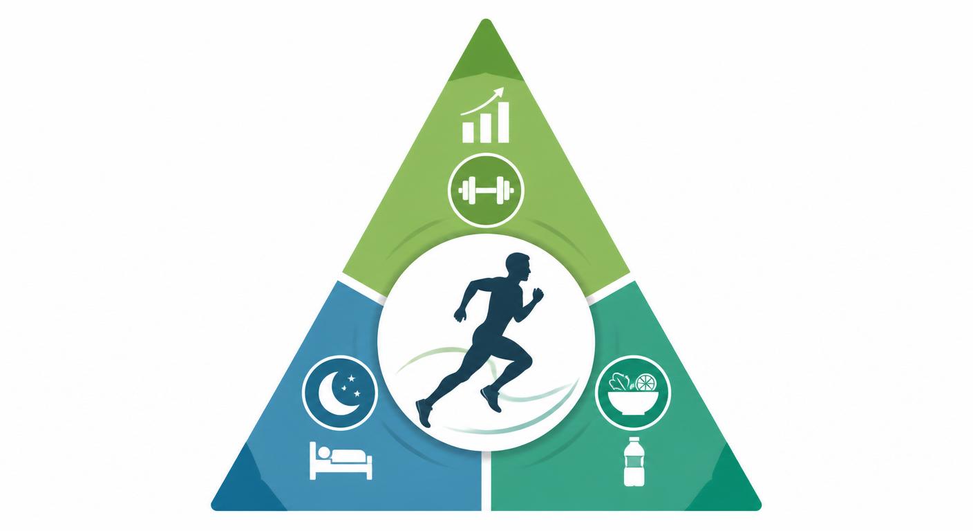 Infographie du triangle prévention des blessures sportives