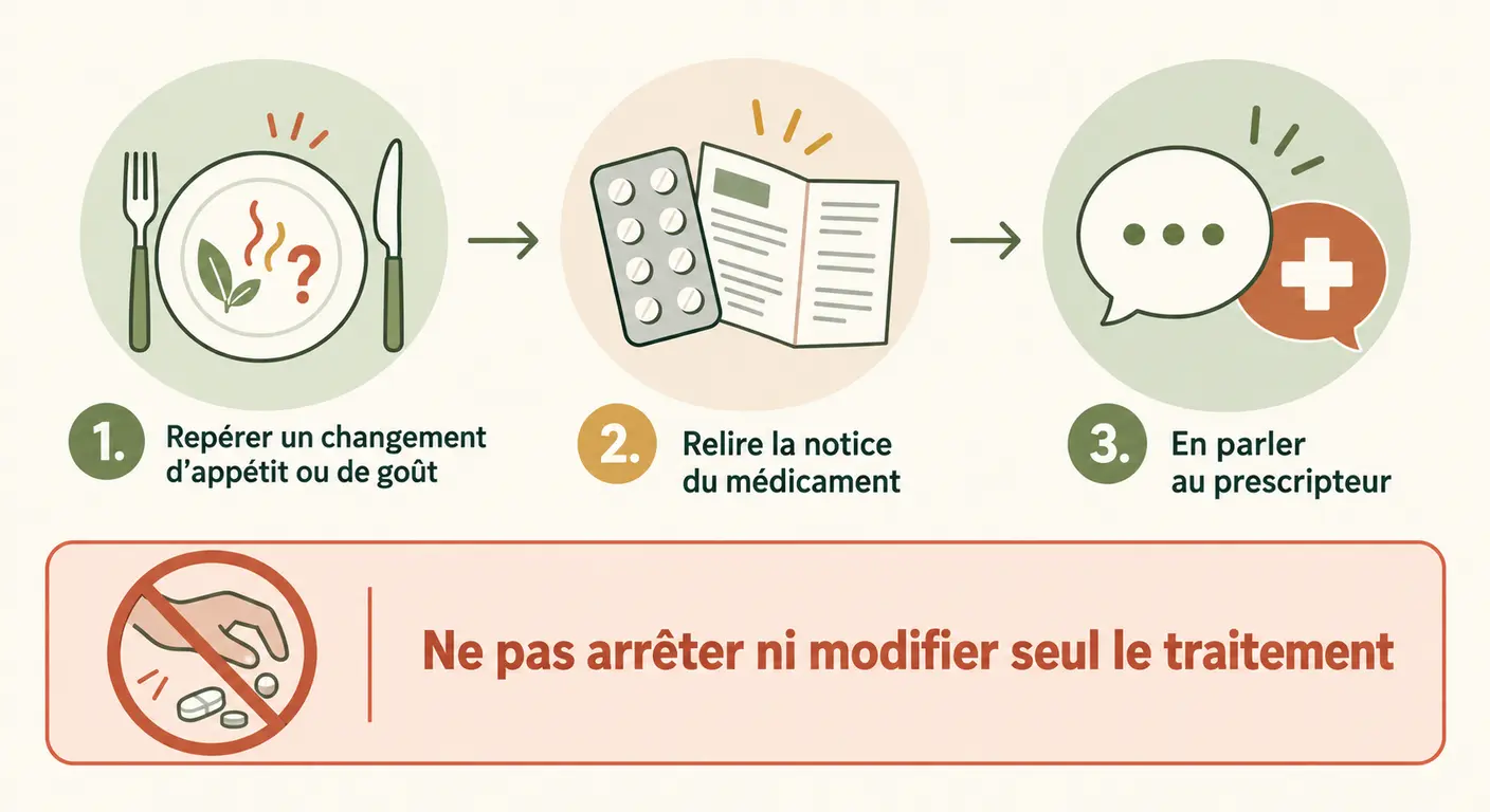 Les trois réflexes face à un traitement qui coupe l'appétit, sans jamais l'arrêter seul