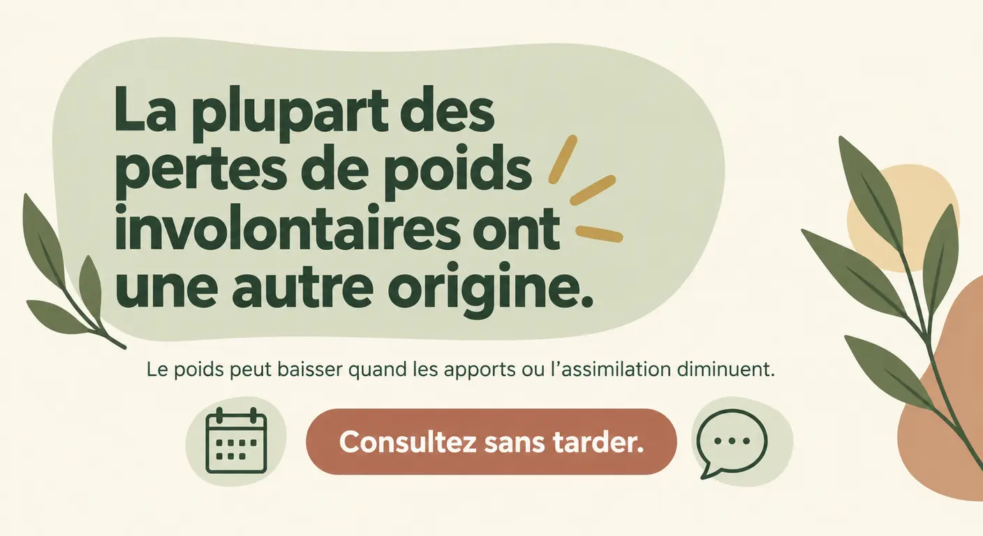 Mise en perspective du lien entre amaigrissement involontaire et pathologie tumorale