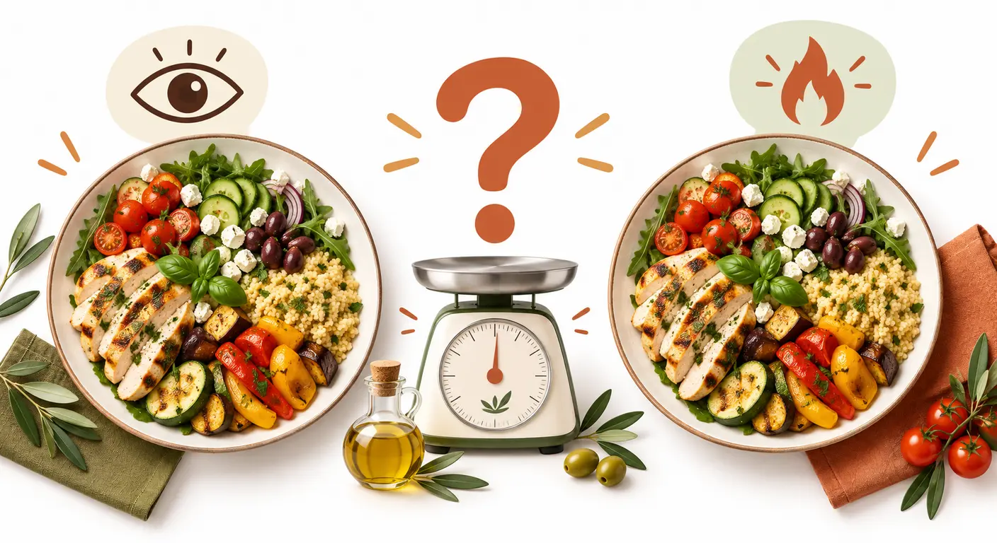 Un repas perçu comme normal face à son apport énergétique réellement mesuré
