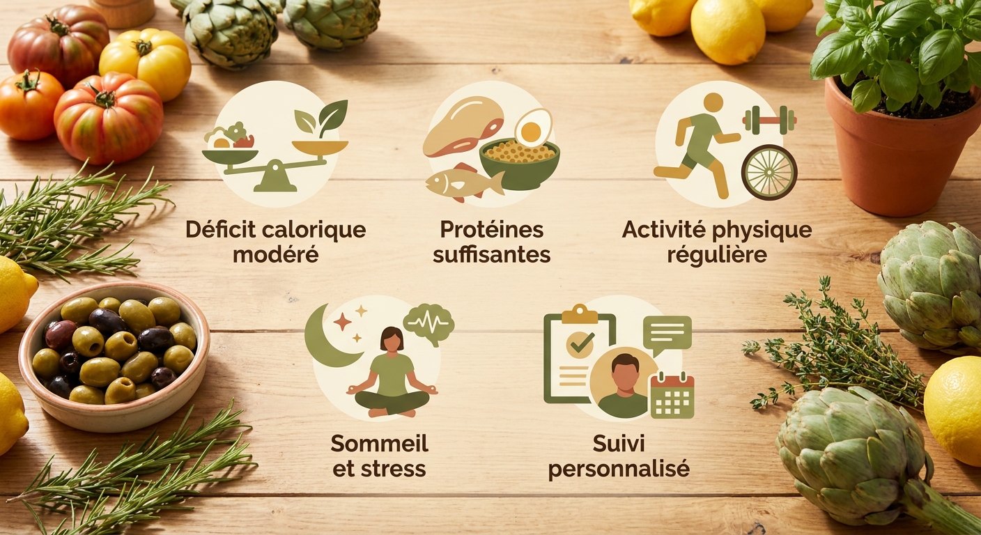 Les cinq piliers d'un programme de perte de poids efficace et durable