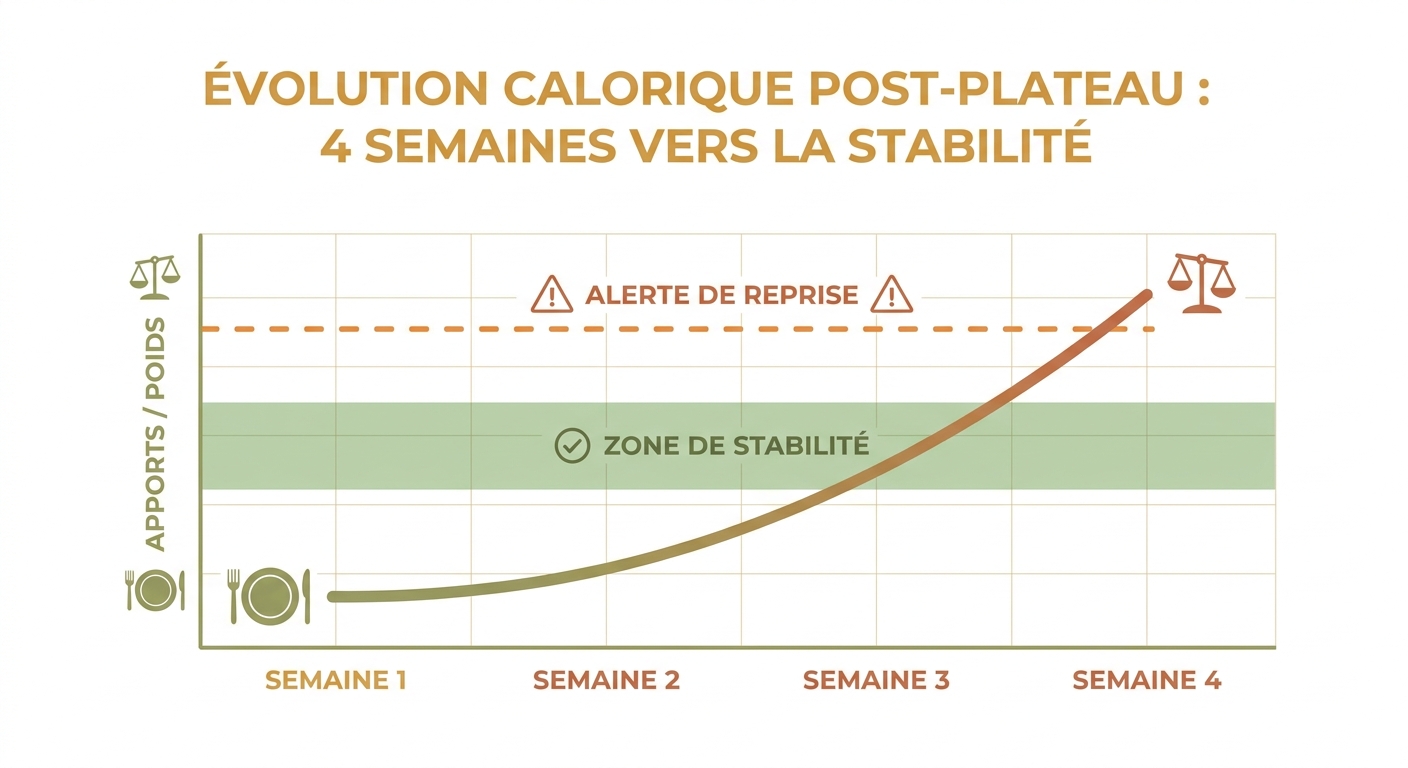Plan de stabilisation calorique pour eviter l effet yoyo