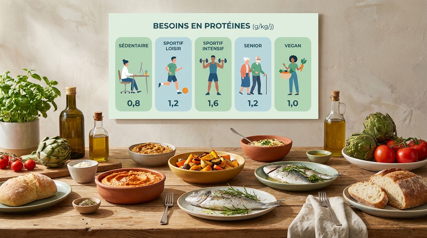 Besoins en protéines végétales par profil