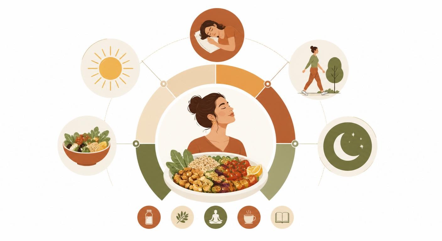 Infographie des habitudes de récupération et d'alimentation après une nuit blanche