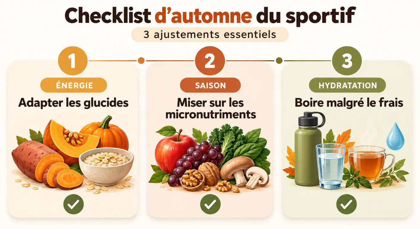Les trois ajustements alimentaires à faire dès les premières semaines d'automne