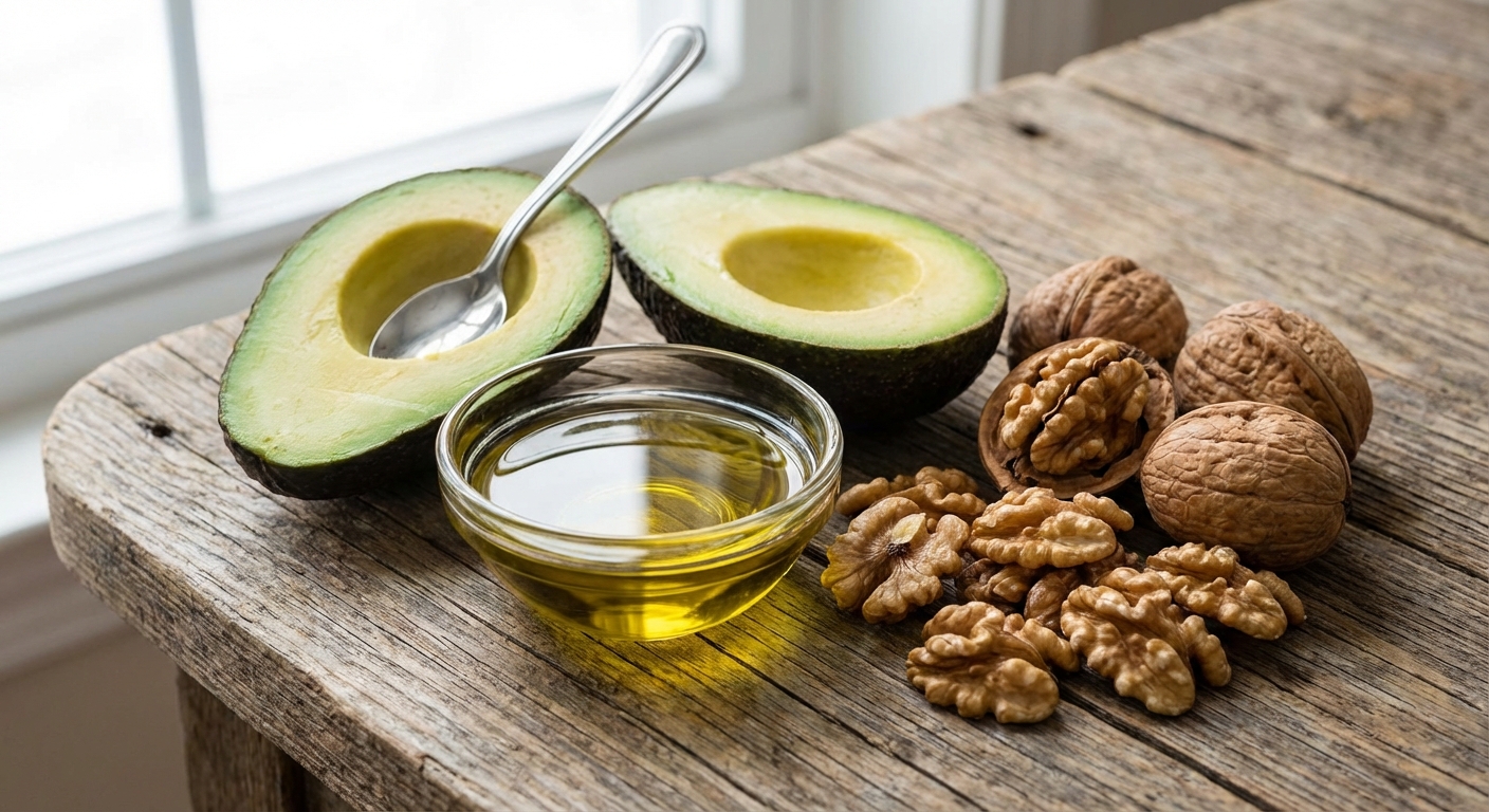 Sources de lipides insaturés pour sportifs