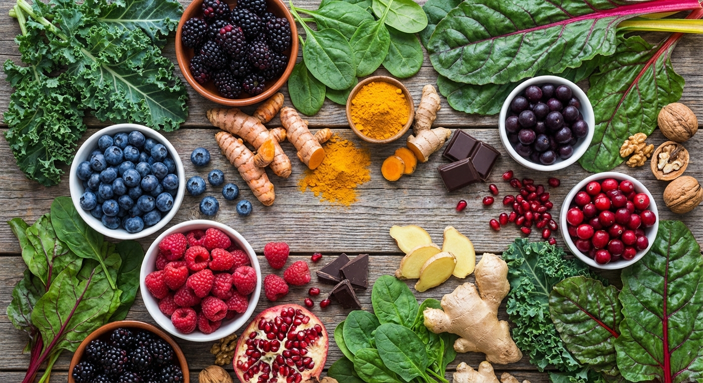 Aliments riches en antioxydants pour la récupération sportive