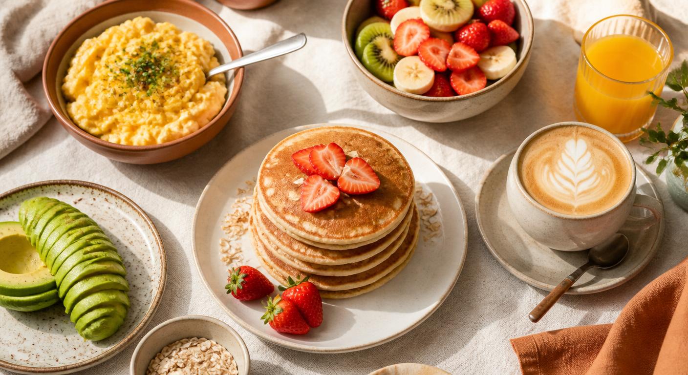 Brunch flexitarien du dimanche matin