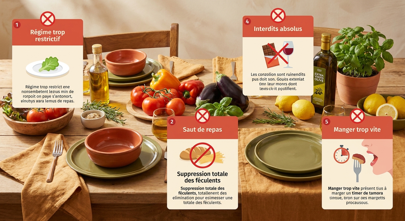 Cinq erreurs à éviter pour réussir sa perte de poids