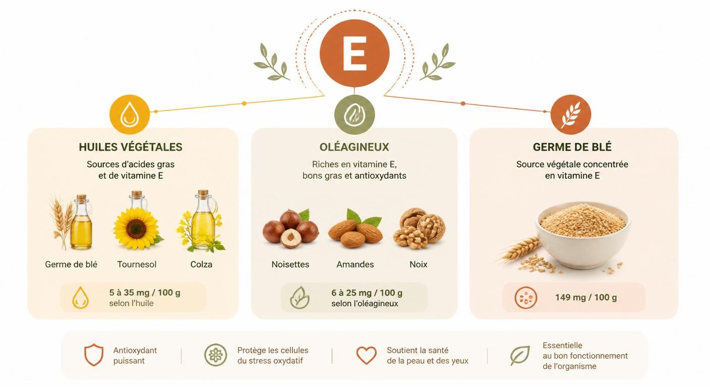 Les trois familles alimentaires incontournables pour couvrir ses apports en vitamine E